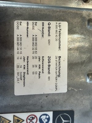 2021-2023 Mercedes-Benz S-Class 48V Lithium Ion Battery 20Ah OEM A0009829220 - eBay image 3