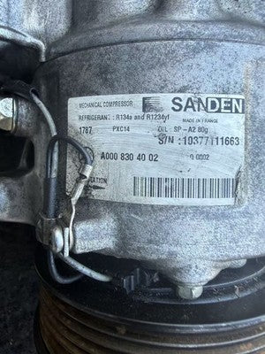 15-22 Mercedes-Benz C300 GLC300 Ac Compressor A0008304002 Sanden OEM - eBay image 3