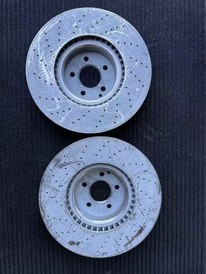 2002-2012 Mercedes SL 350 400 500 R231 Front Brake Rotors OEM A2314211312*2 - eBay image 2