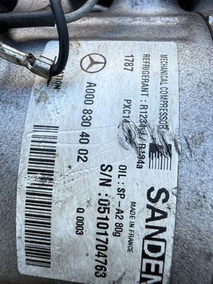 15-21 Mercedes-Benz C300 W205 Ac Compressor A0008304002 Sanden OEM - eBay image 4