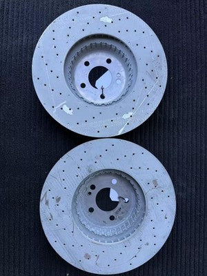2015-2020 Mercedes C43 AMG Front Brake Disc Rotor OEM A0004212312*2 - eBay image 3