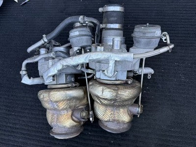 18-20 Mercedes-Benz AMG E63 E63 S 4.0L Twin Turbo Pair A1770900180 0280 OEM + A1770900280 - eBay image 8