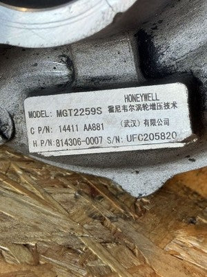 2015-2021 Subaru WRX Turbo Turbocharger Genuine OEM Garrett MGT2259S OEM 14411AA - eBay image 7
