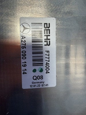 Mercedes-Benz S600 S65 CL600 CL65 SL600 SL65 Rh Intercooler A2750901914 OEM - eBay image 3