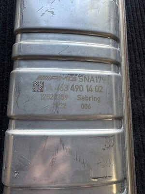 2019-2023 Mercedes-Benz G63 AMG Exhaust Gas Line Left Right OEM 4634907701 - eBay image 5