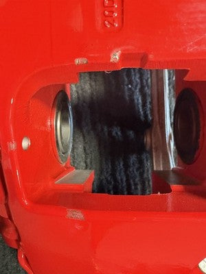 Mercedes-Benz G63 GLE63 GLS63 AMG Front Right Red Caliper A4634212200 OEM 20.A078.07 - eBay image 6