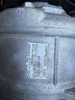 Mercedes-Benz A B Cla Gla Denso A/C Compressor OEM 447250-1670 6SAS14C - eBay image 3