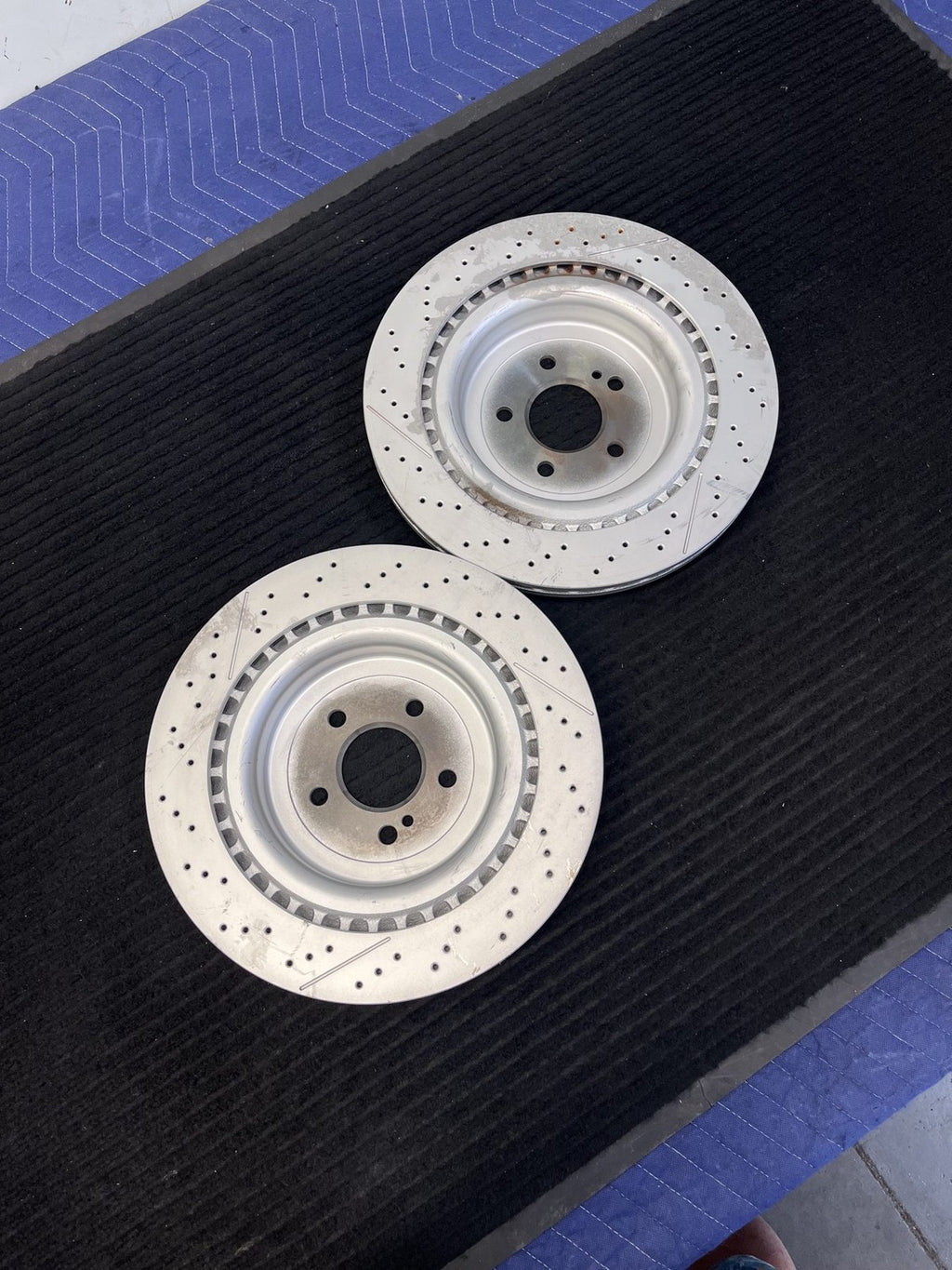 2013-2023 Mercedes-Benz C63 SL63 SL65 AMG Gt Rear Rotors Pair OEM A2314230212 - eBay image 3