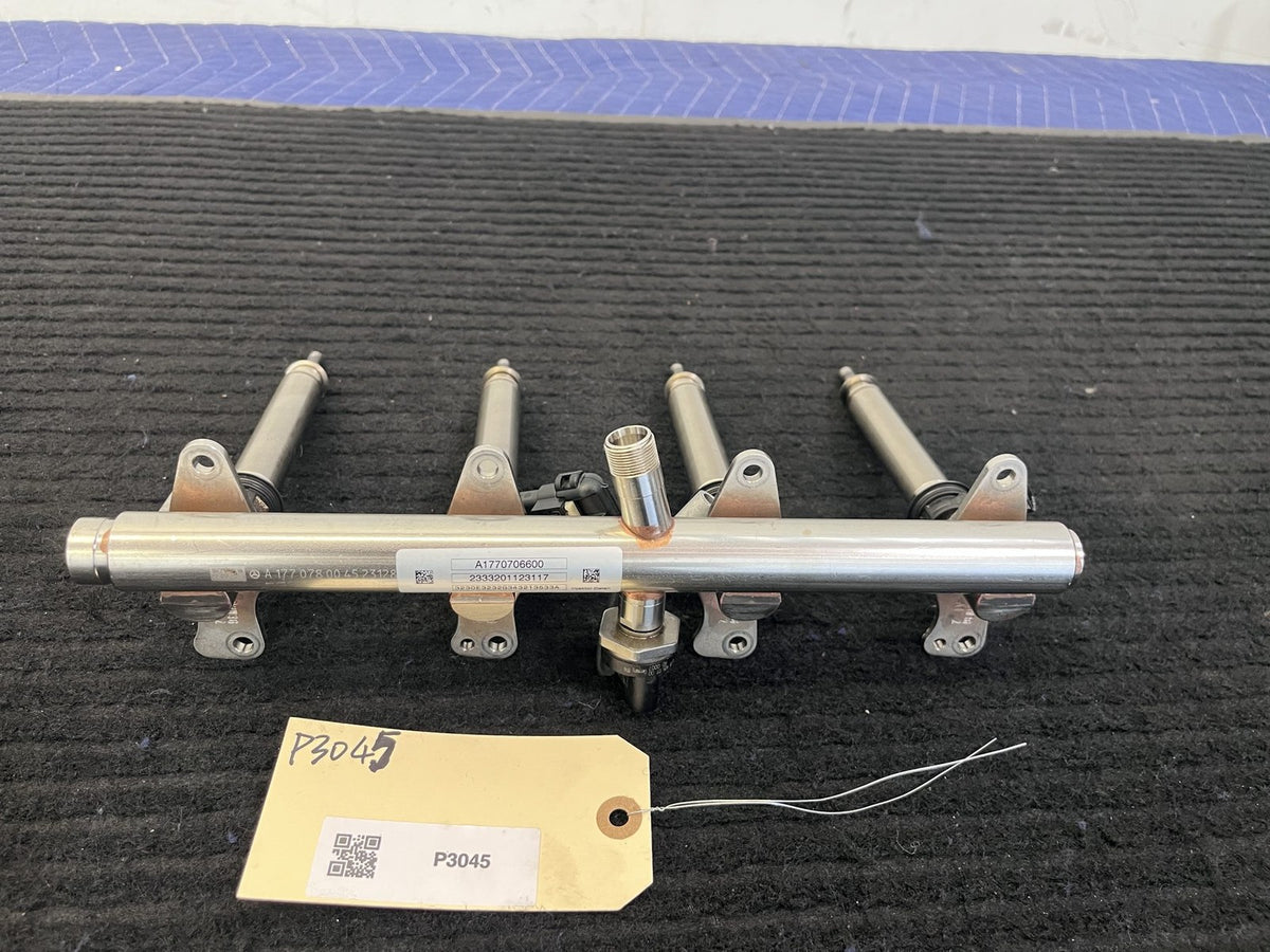2018-2021 Mercedes-Benz AMG E63 GLC63 G63 GT63 Fuel Rail 4 Injectors A1770706600 - eBay image 1