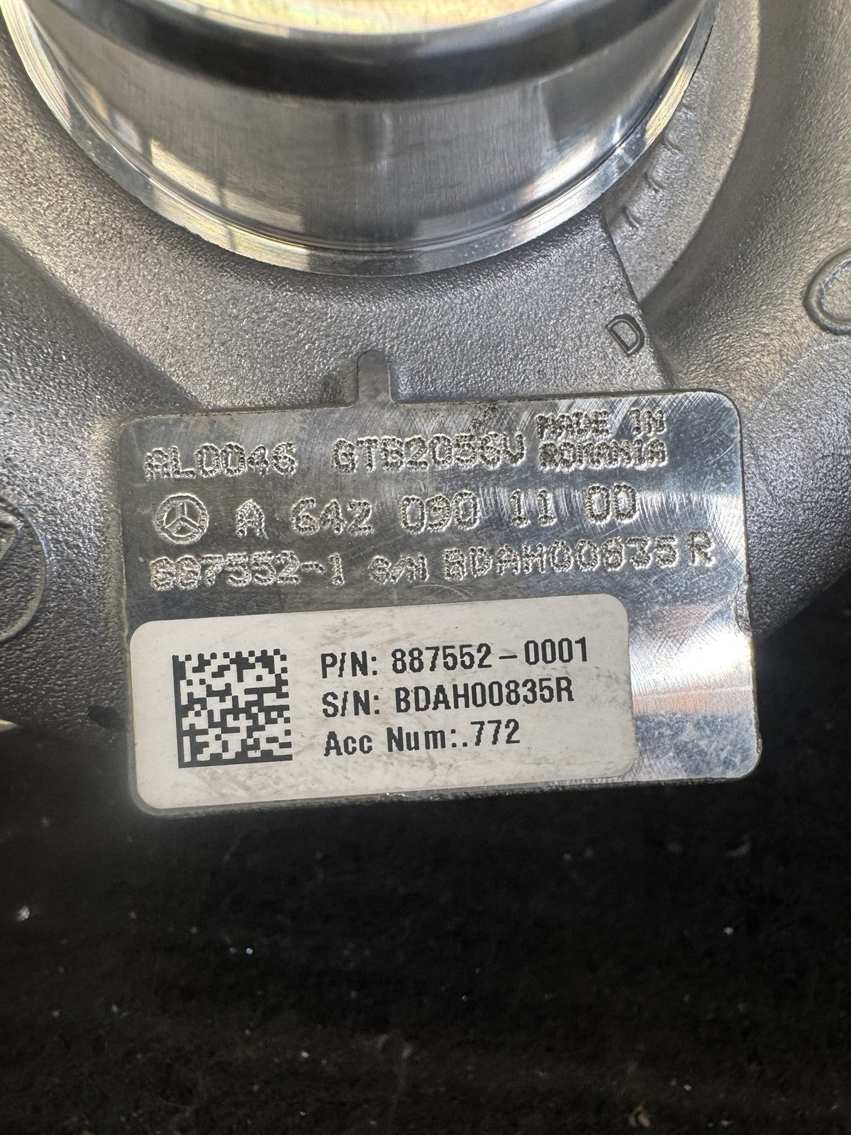 2010-2018 Mercedes-Benz Sprinter 2500 3500 3.0L Diesel Turbo OEM A6420901100 - eBay image 2
