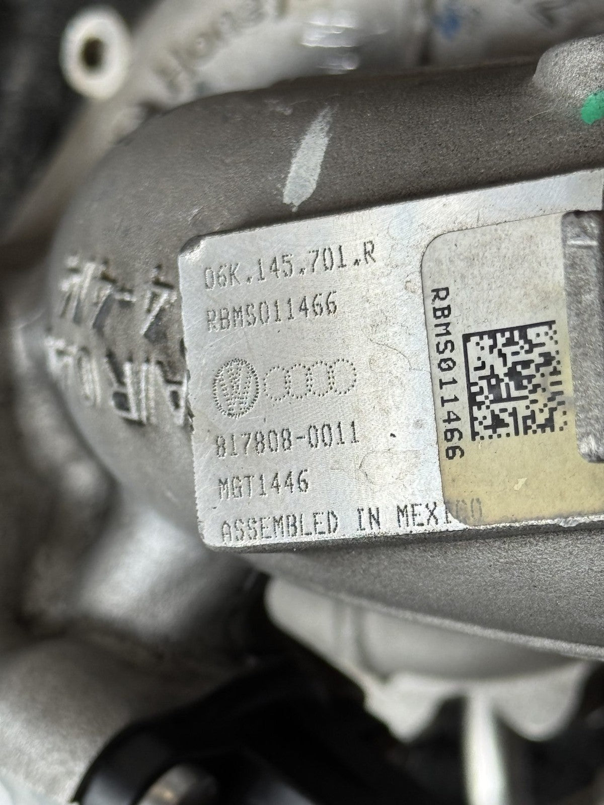 2014-2016 Volkswagen Volkswagen Jetta Turbocharger Assembly OEM 06K145701R - eBay image 9