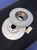2019-2025 Mercedes-Benz G63 AMG Front Drilled Brake Rotors Pair OEM A4634210500 - eBay image 1