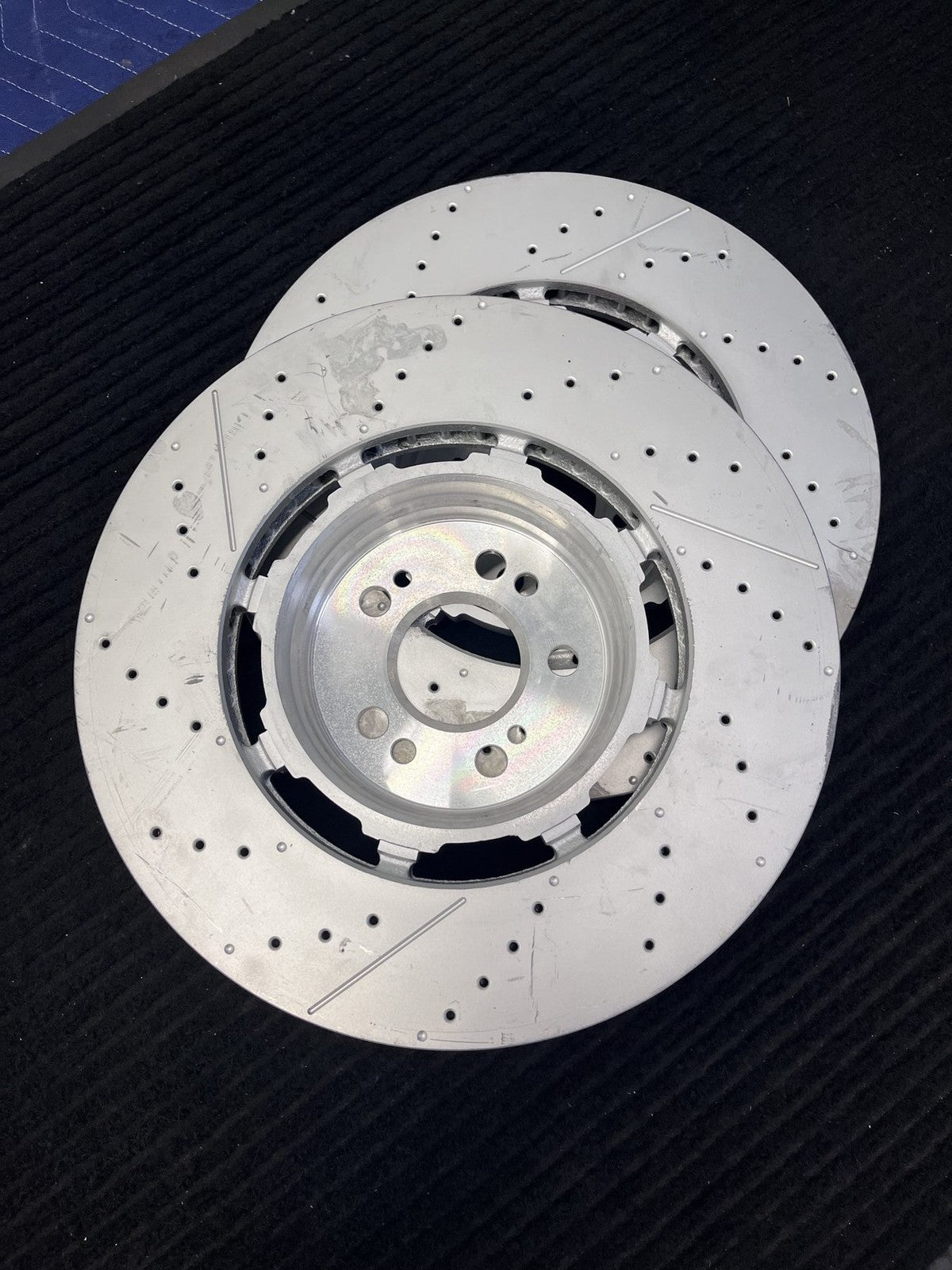 2021-2025 Mercedes-Benz GLE53 GLE63 GLS63 AMG Rear Brake Rotors Pair OEM A1674235401 - eBay image 4