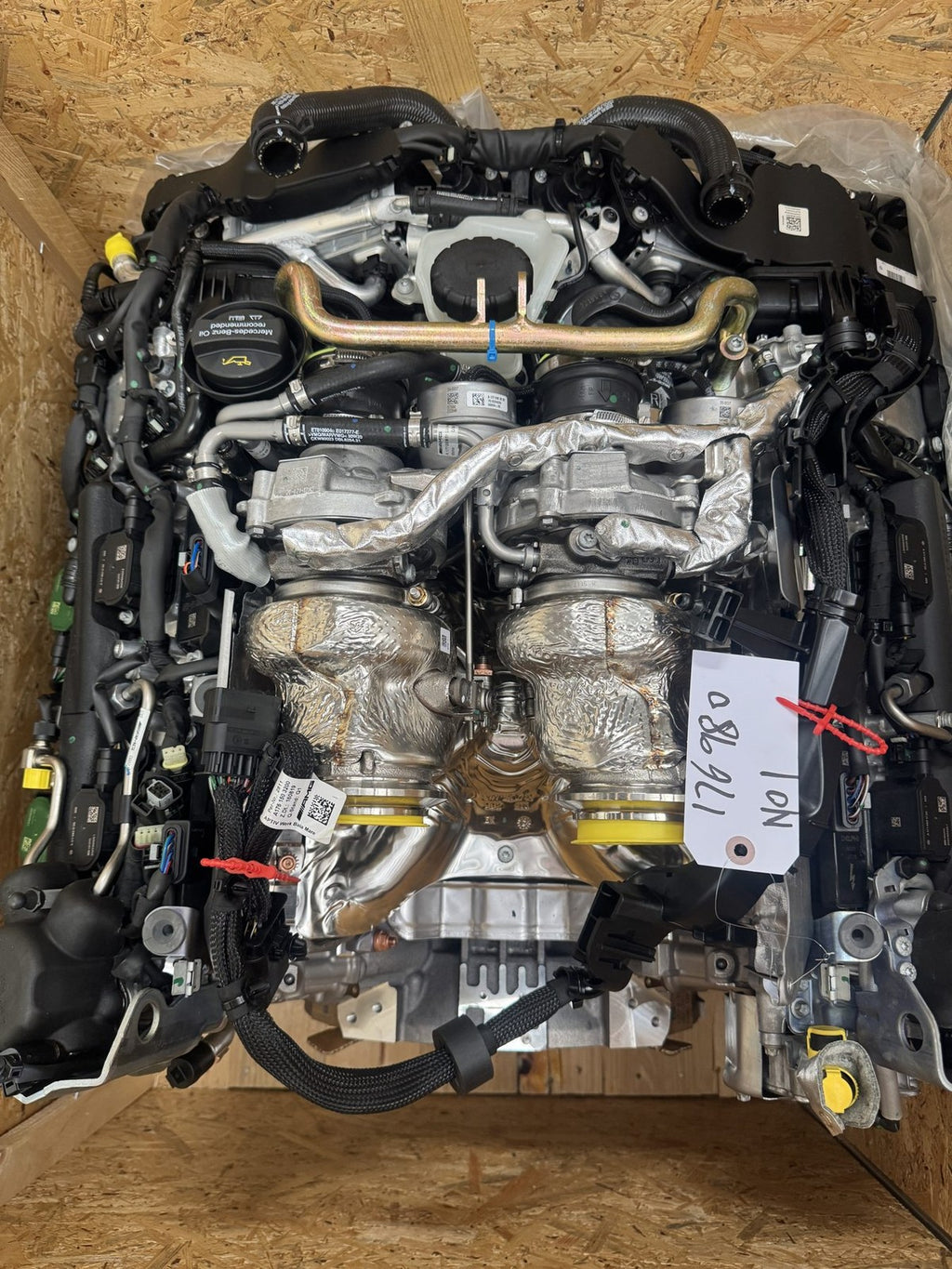 Mercedes-Benz-AMG G63 M177.980 4.0L Twin Turbo Complete Engine Assembly A1770108504 OEM - eBay image 1