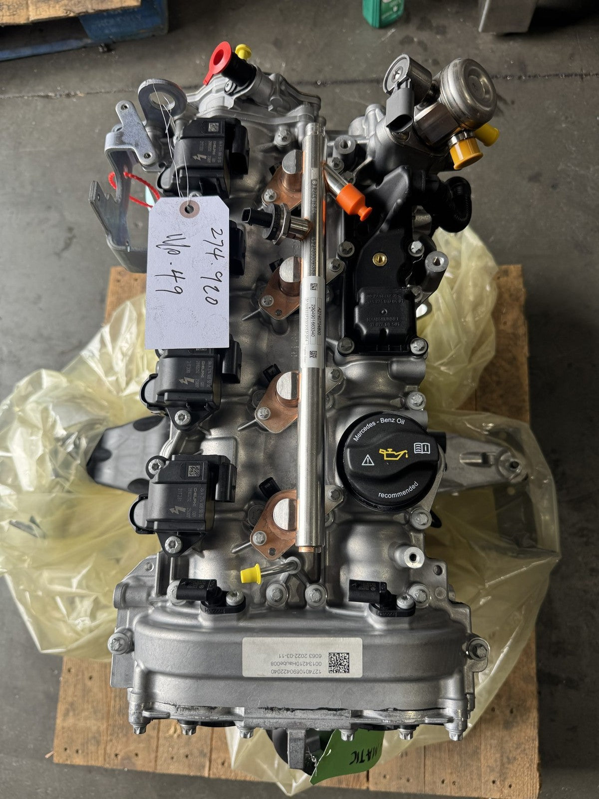 2015-2020 Mercedes-Benz C300 E300 GLC300 M274.920 2.0L Engine OEM A2740101716 - eBay image 1
