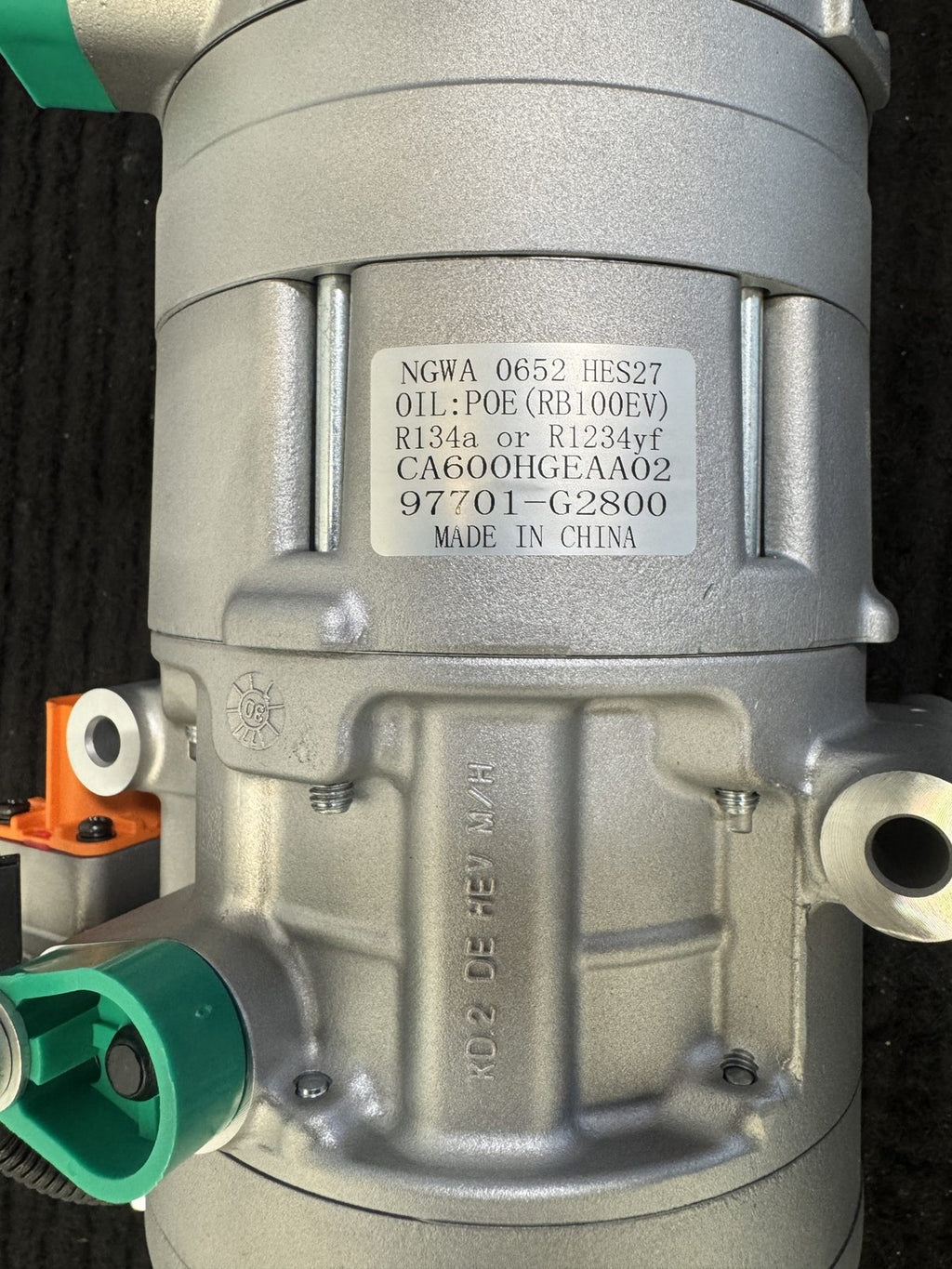 2018-2022 Hyundai Ioniq Kia Niro Phev Electric A/C Compressor OEM 97701-G2800 - eBay image 2