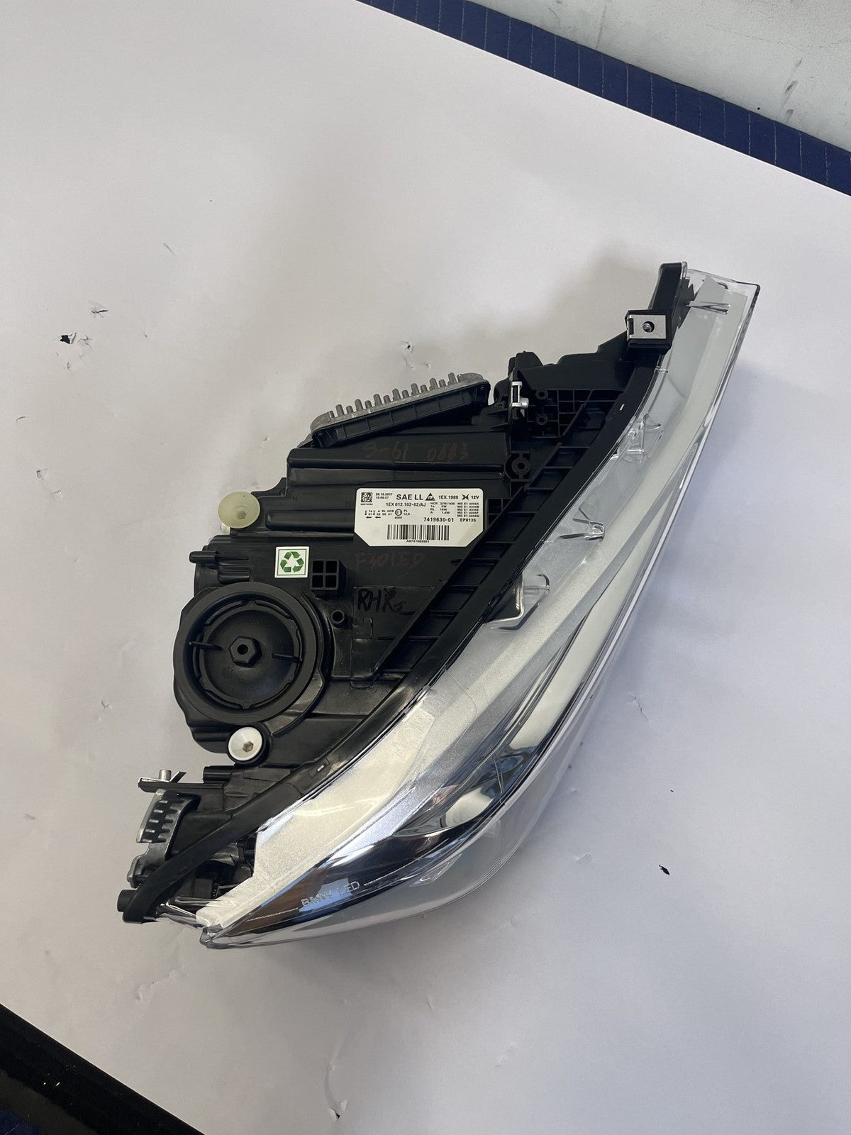 2016-2018 BMW F30 F31 Right LED Headlight Aftermarket Refurbished 63117419630 - SKU P2591 - photo 2