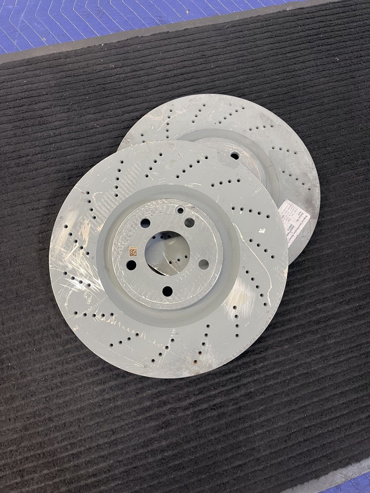 2012-2018 Mercedes-Benz CLS550 C218 Front Drilled Brake Rotors Pair OEM A0004211712 - eBay image 3