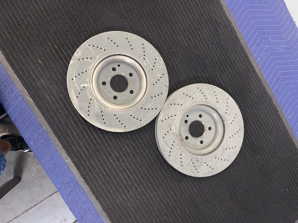 2012-2018 Mercedes-Benz CLS550 C218 Front Drilled Brake Rotors Pair OEM A0004211712 - eBay image 4