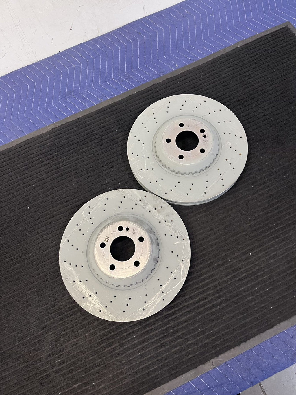 2014-2021 Mercedes-Benz S450 S550 S560 Front Drilled Rotor Pair OEM A2224215100 - eBay image 5