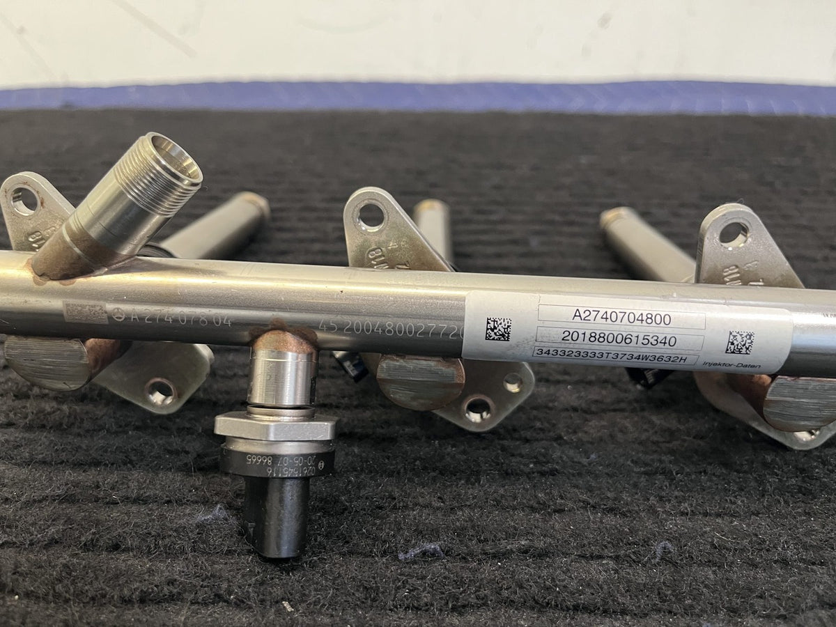 2016-2021 Mercedes-Benz C63 AMG Fuel Rail 3 Injectors OEM A2740704800 - eBay image 2