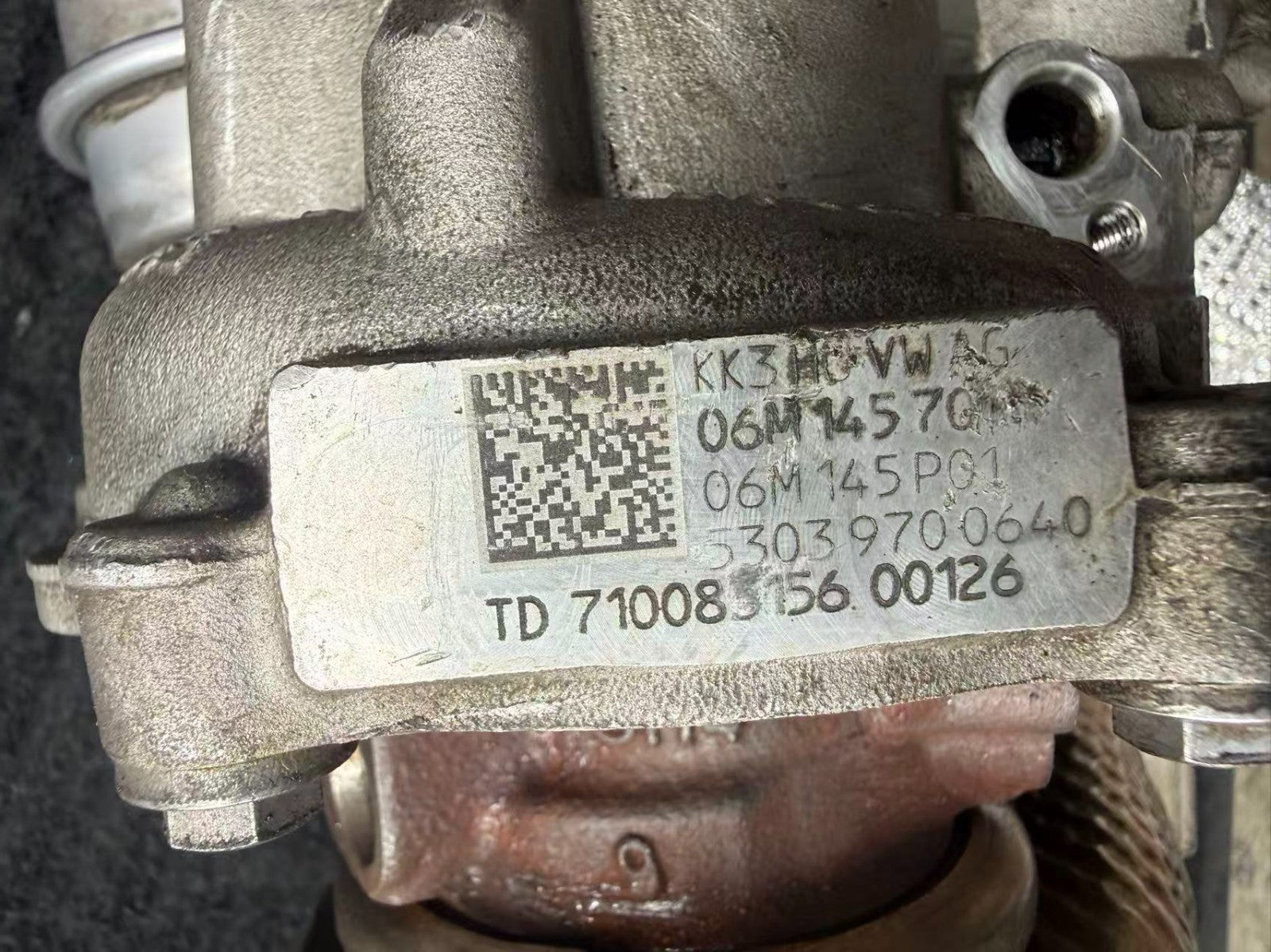 Porsche Macan GTS 95B 2.9L Turbocharger Turbo Assembly OEM 06M145701T - eBay image 3