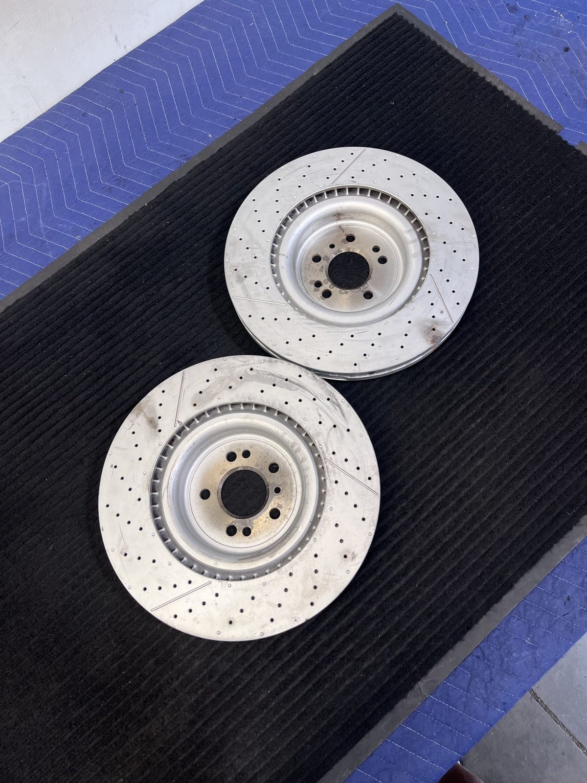 2012-2019 Mercedes-Benz ML63 GL63 GLE63 GLS63 AMG Front Rotor Pair OEM A1664210512 - eBay image 2