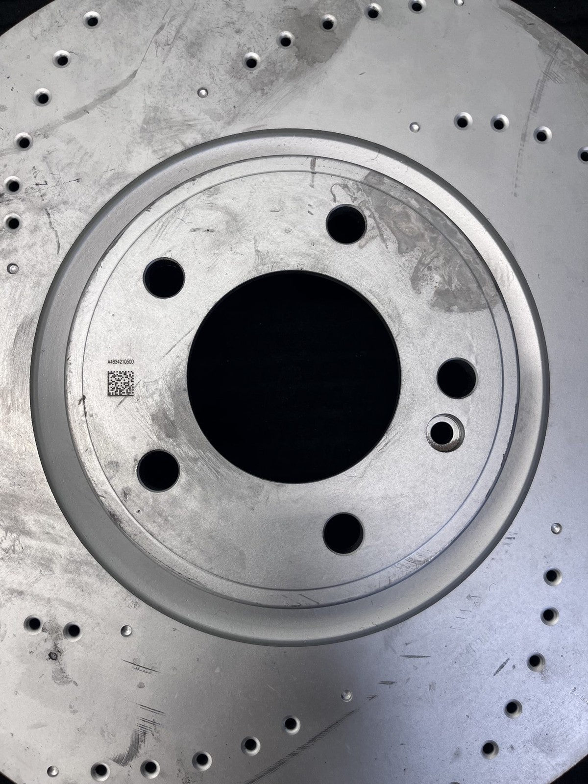 2019-2026 Mercedes-Benz G63 AMG Front Drilled Brake Rotors Pair OEM A4634210500 - eBay image 2