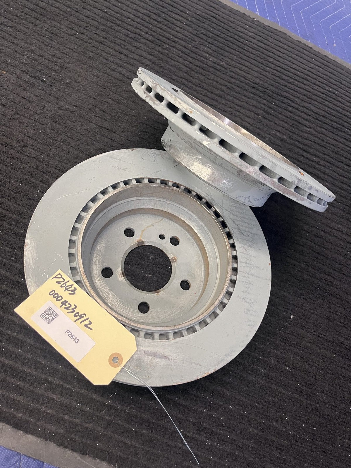 2003-2017 Mercedes-Benz E Cls Glk Rear Vented Brake Rotors Pair OEM A0004230912 - eBay image 1