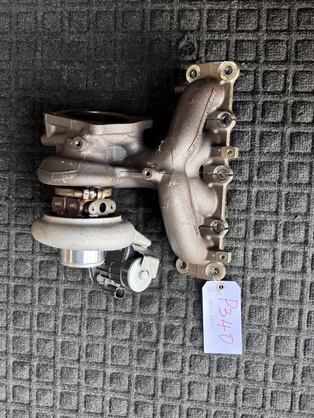 2017-2020 Hyundai Santa Fe 2.0L Turbocharger Turbine OEM 28231-2GTA1 TD04L6 - eBay image 5