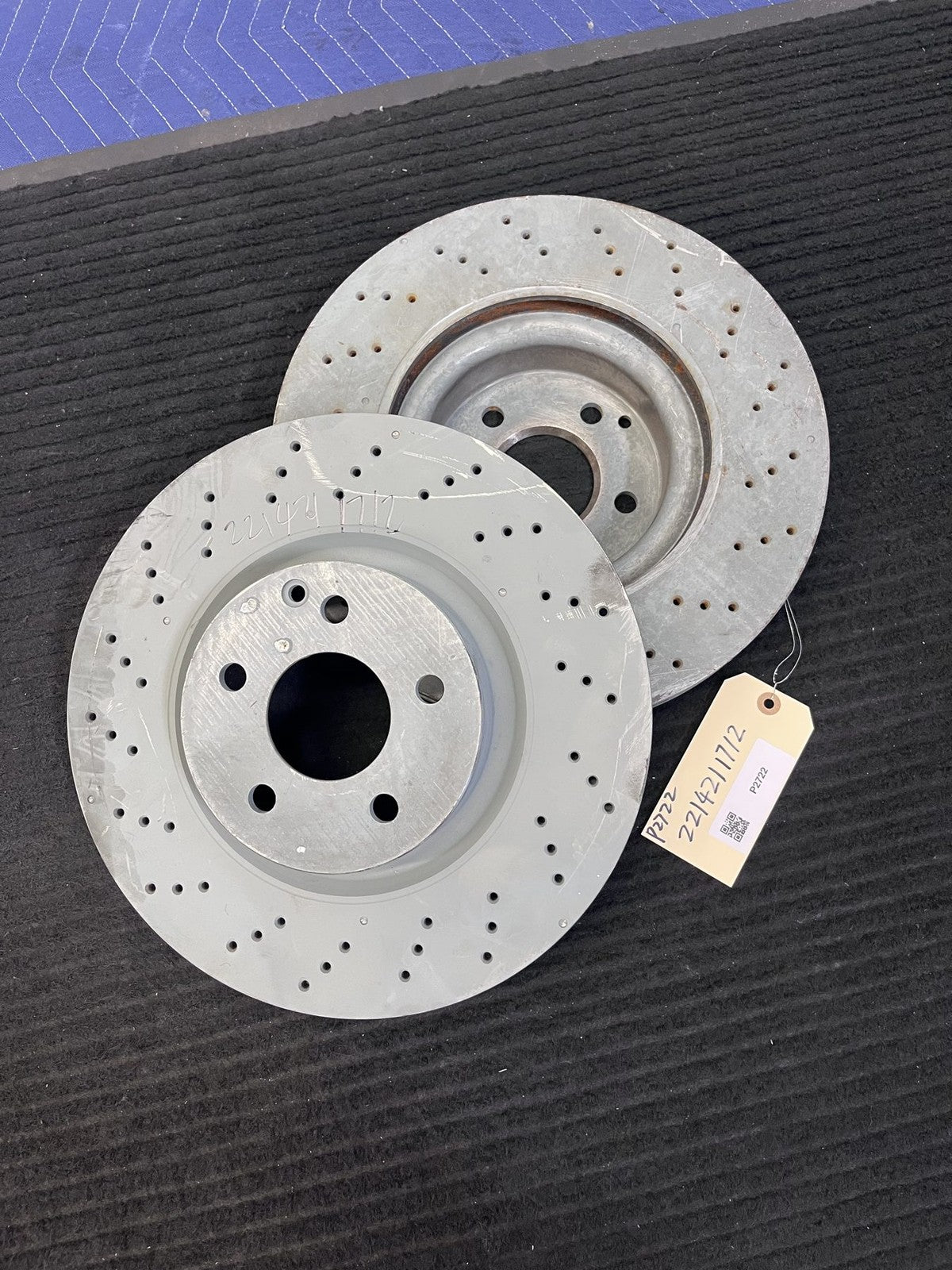 2007-2014 Mercedes-Benz CL550 S400 S550 Front Brake Rotor Pair OEM A2214211712 - eBay image 1