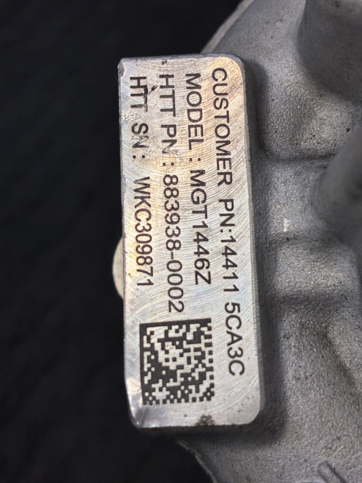 2016-2019 Infiniti Q50 Q60 3.0L VR30DDTT Right Turbo OEM 14411-5CA3C - eBay image 3