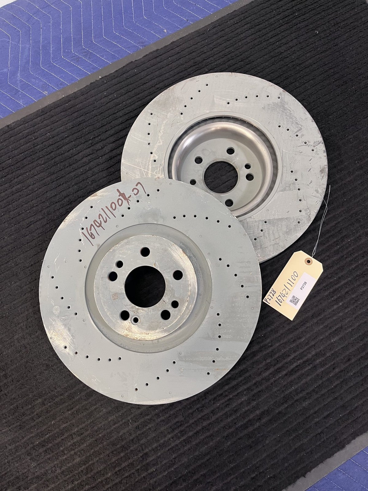 2020-2025 Mercedes-Benz GLE350 GLE580 GLS450 GLS580 Front Rotor Pair OEM A1674211001 - eBay image 1