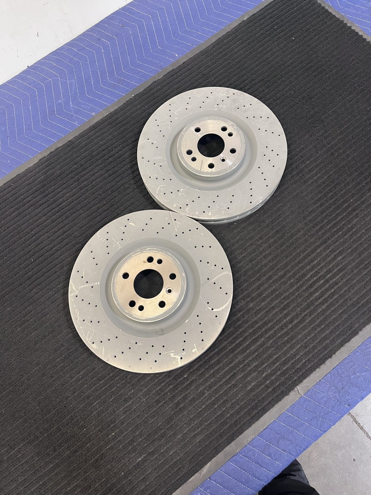 2012-2019 Mercedes-Benz Ml Gl Gle Gls Front Drilled Brake Rotors Pair OEM A1664211600 - eBay image 5