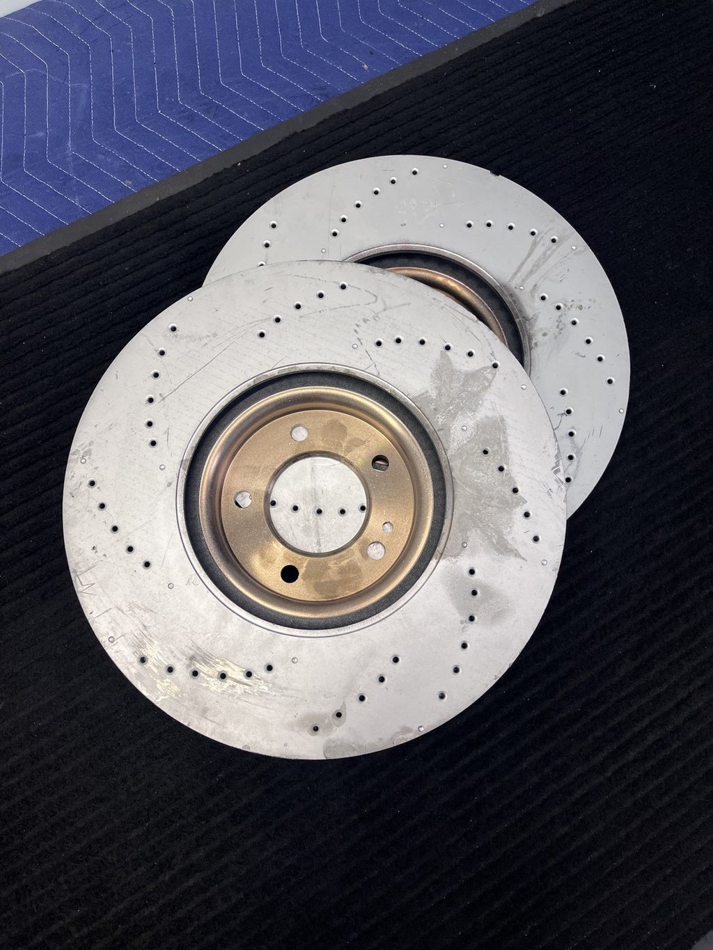 2019-2026 Mercedes-Benz G63 AMG Front Drilled Brake Rotors Pair OEM A4634210500 - eBay image 6
