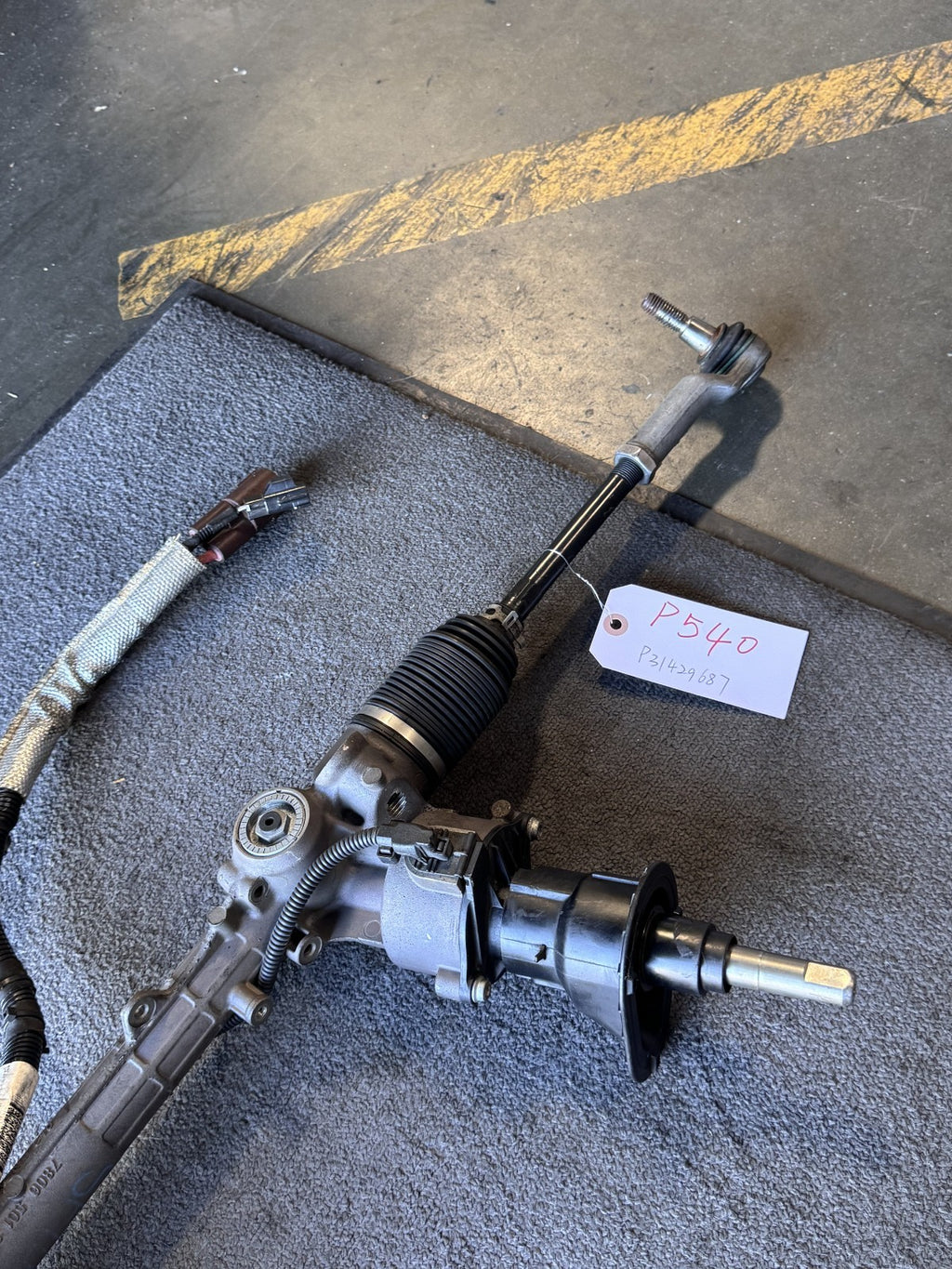 2017 Volvo S60 2.0L AWD Electric Power Steering Rack Pinion OEM P31429687 - eBay image 11