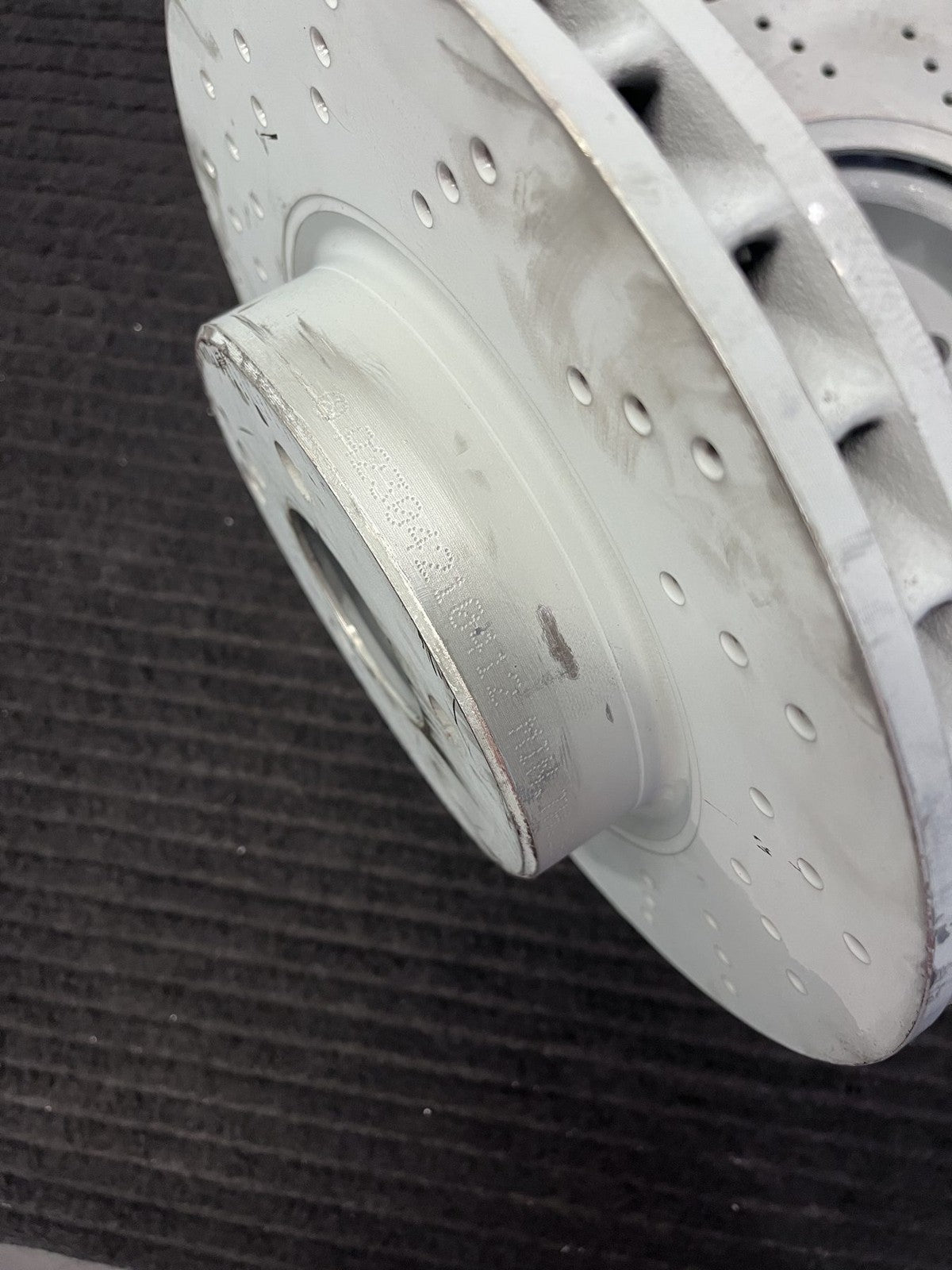 2003-2006 Mercedes-Benz SL500 R230 Front Drilled Brake Rotors Pair OEM A2304210412 - eBay image 2