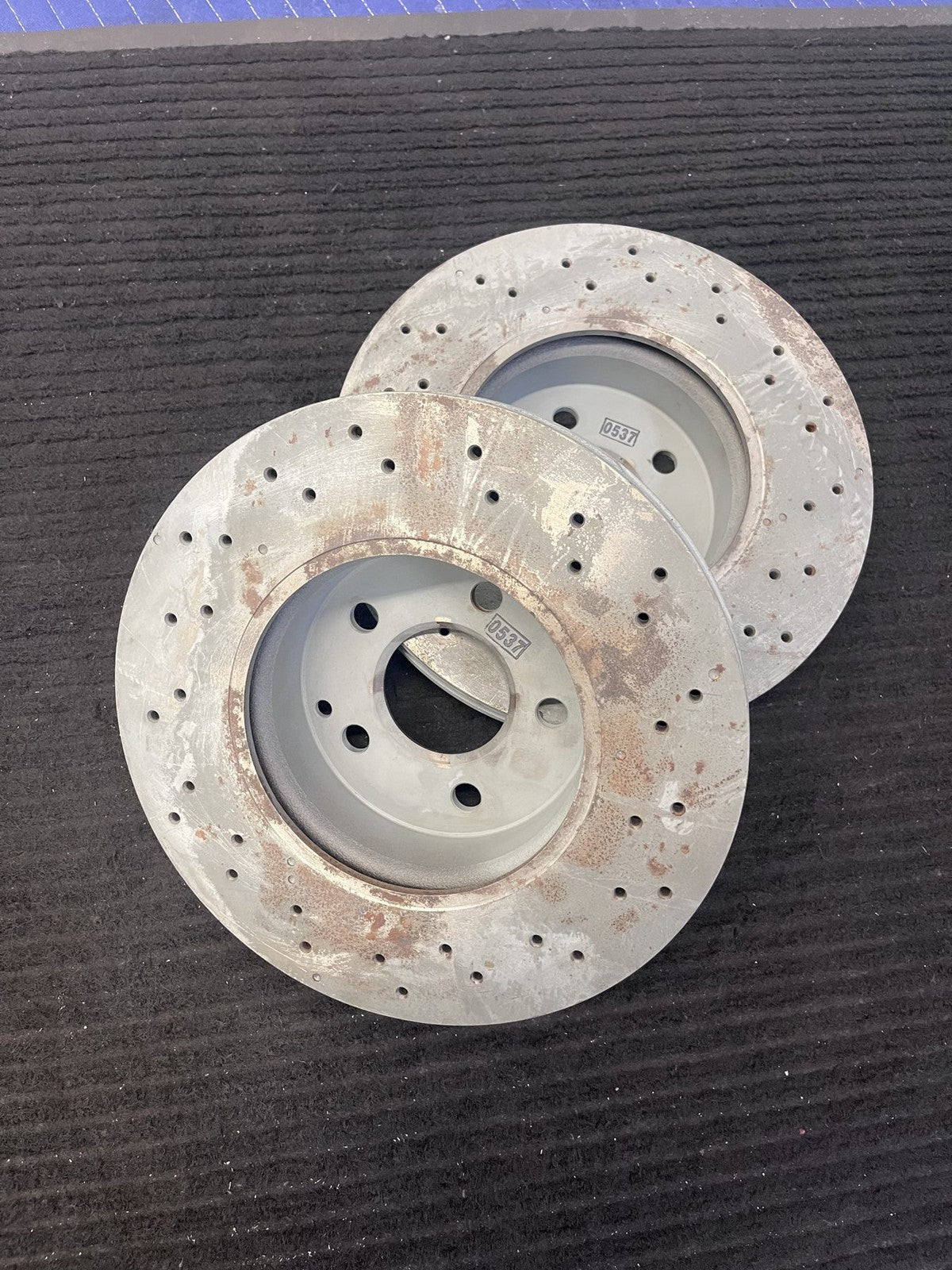 2008-2015 Mercedes-Benz C250 C300 C350 Front Brake Rotor Pair A204421361290 OEM - eBay image 4