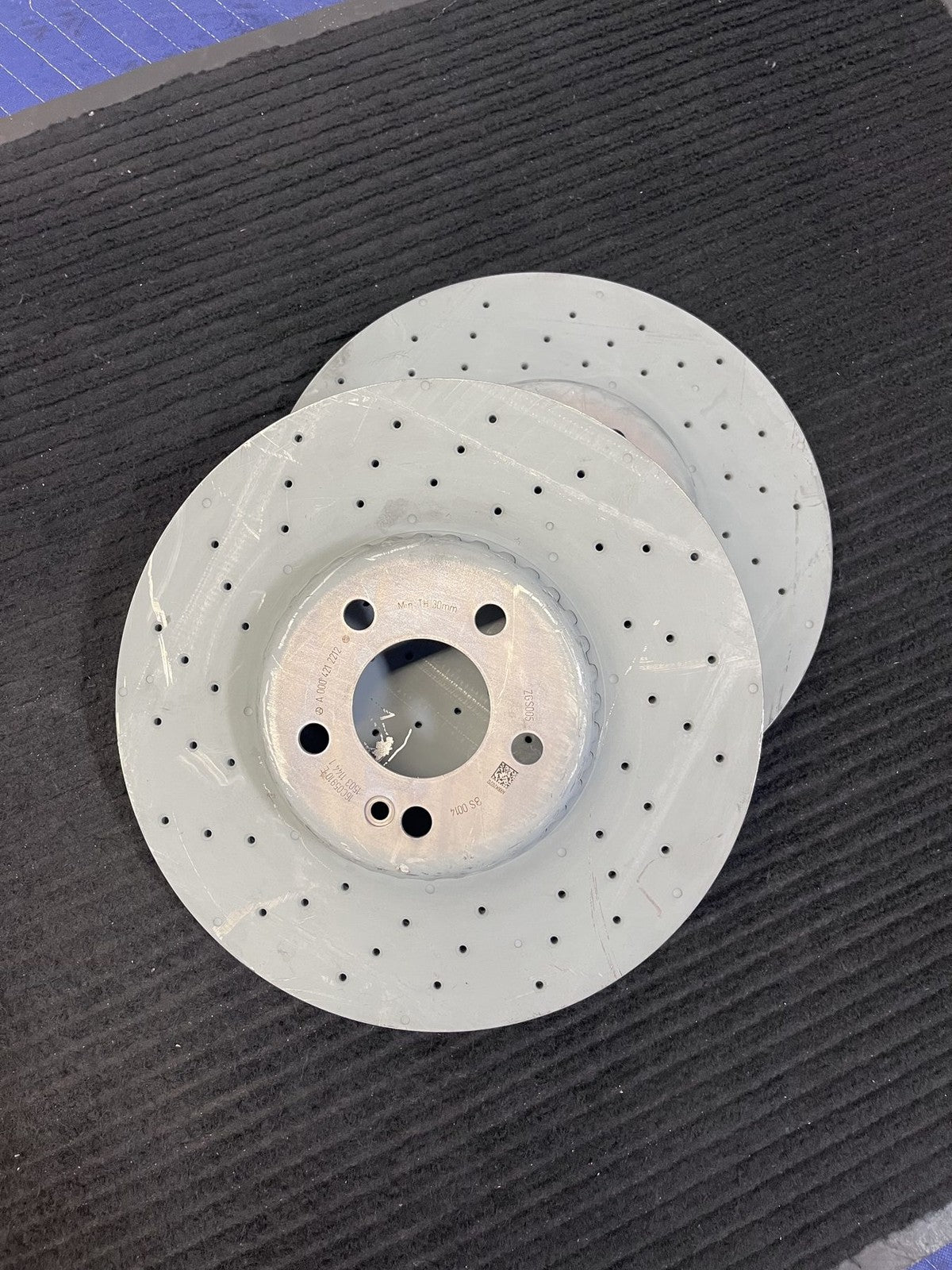 2015-2023 Mercedes-Benz C300 C43 AMG Front Brake Rotor Pair OEM A0004212212 - eBay image 3