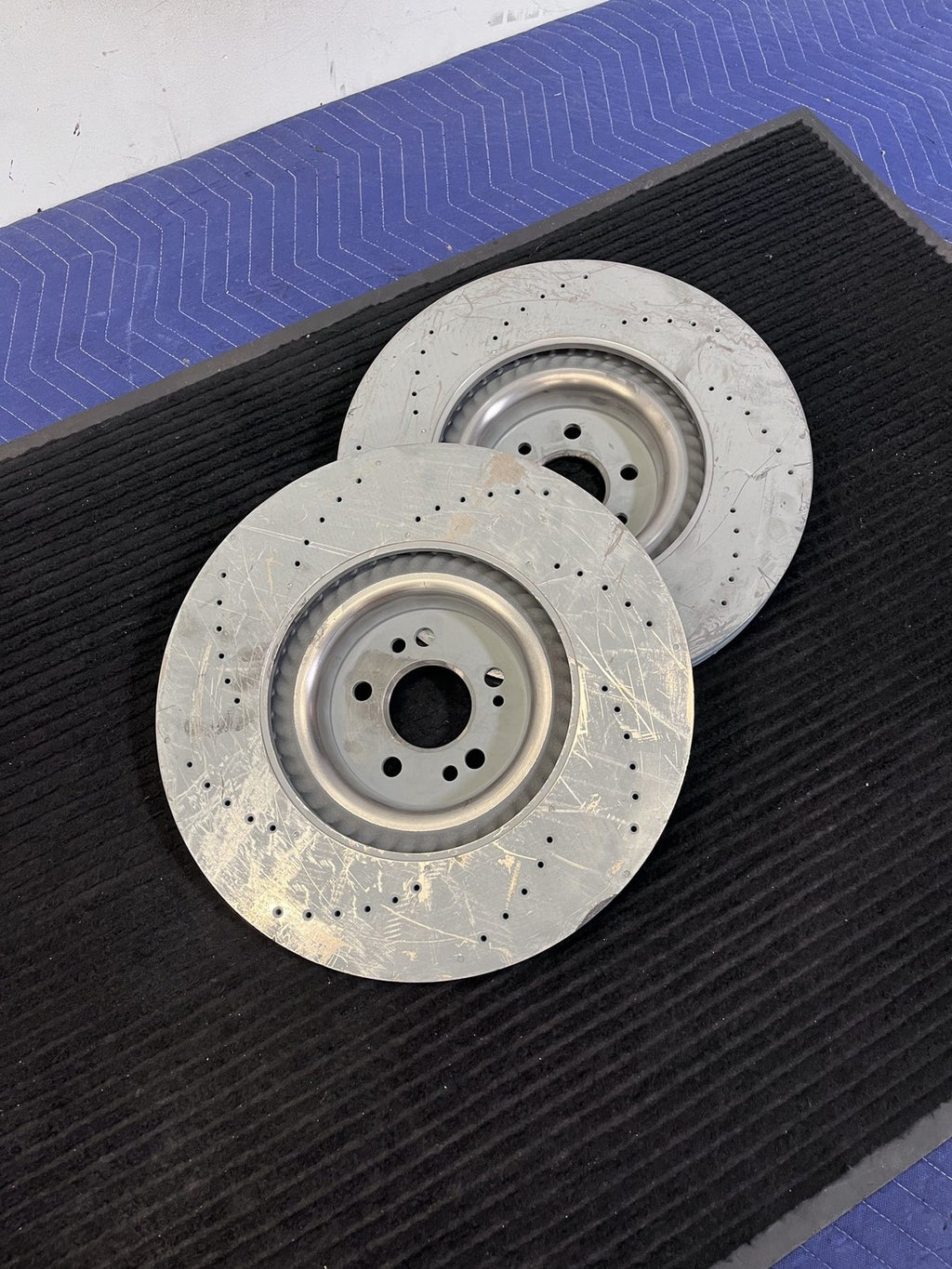 2020-2026 Mercedes-Benz Gle Gls Front Drilled Brake Rotor Pair OEM A1674211101 - eBay image 4