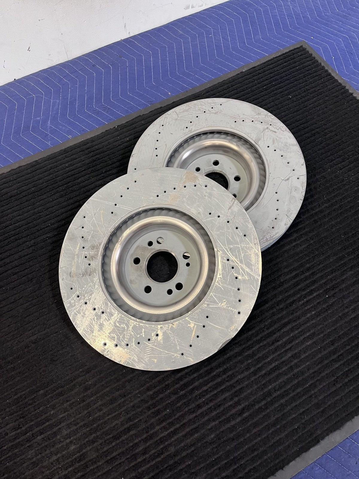 2020-2026 Mercedes-Benz Gle Gls Front Drilled Brake Rotor Pair OEM A1674211101 - eBay image 4