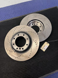 2022-2024 Mercedes-Benz G63 4x4 Squared Front Drilled Rotors Pair OEM A4634214000 - eBay image 1