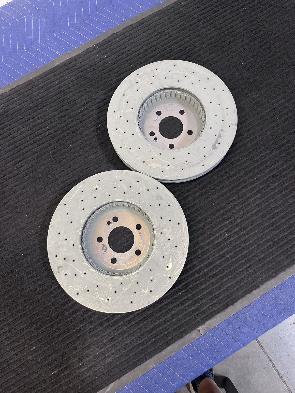2015-2023 Mercedes-Benz C300 C43 AMG Front Brake Rotor Pair OEM A0004212212 - eBay image 5
