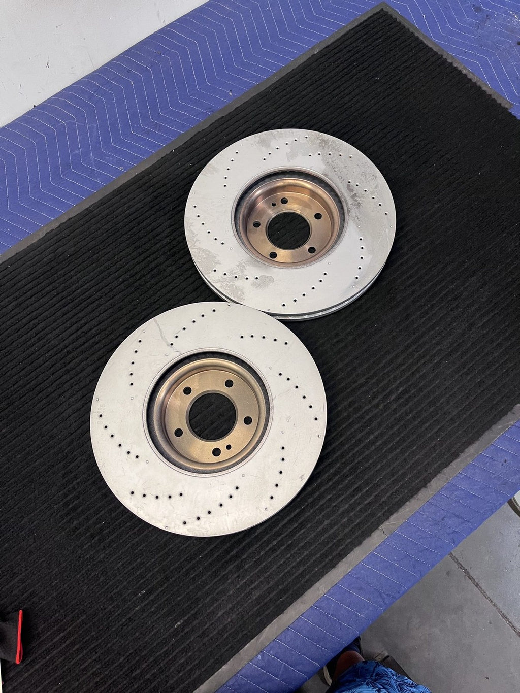 2019-2025 Mercedes-Benz G63 AMG Front Drilled Brake Rotors Pair OEM A4634210500 - eBay image 5