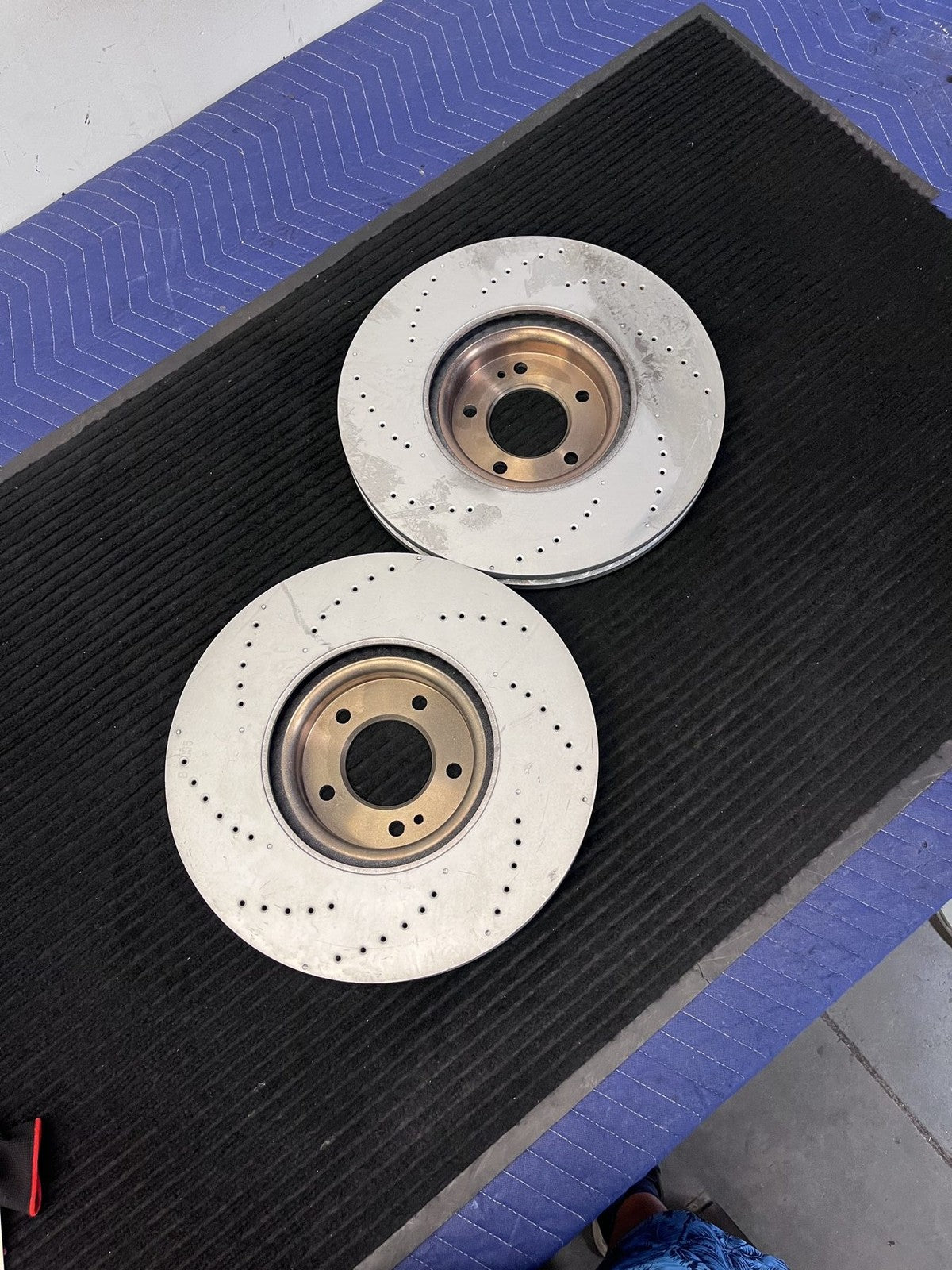 2019-2025 Mercedes-Benz G63 AMG Front Drilled Brake Rotors Pair OEM A4634210500 - eBay image 5