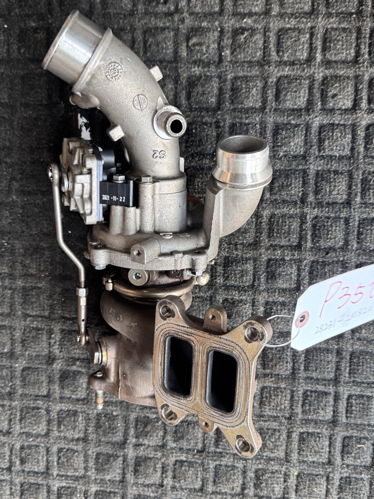 2020-2023 Hyundai Sonata 1.6L Turbo Turbocharger Turbine OEM 28231-2M820 G4FP - eBay image 5