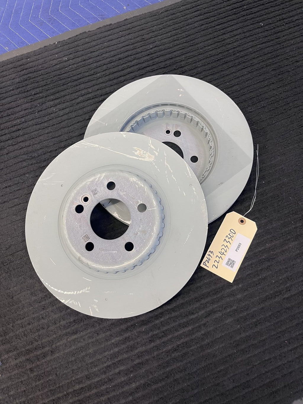 2023-2026 Mercedes-Benz C43 CLE450 E350 E450 GLC300 Rear Rotors Pair OEM A2234233300 - eBay image 1