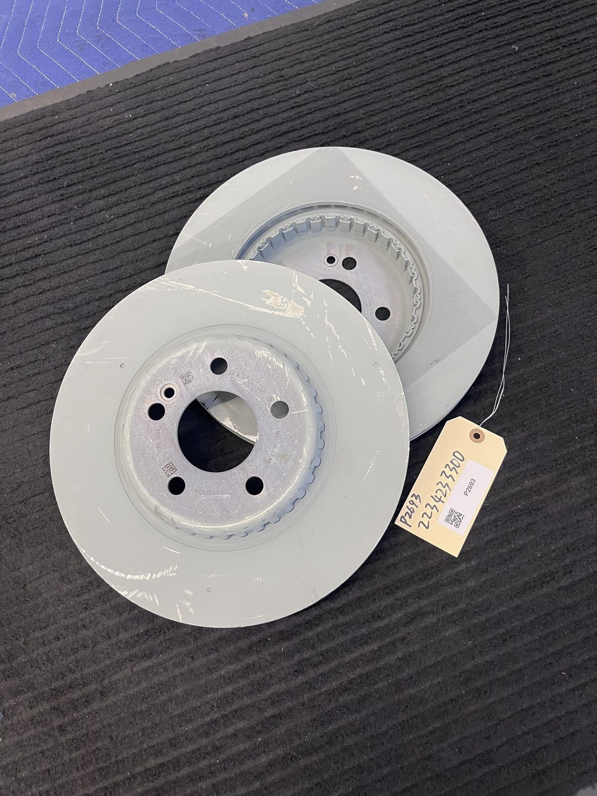 2023-2026 Mercedes-Benz C43 CLE450 E350 E450 GLC300 Rear Rotors Pair OEM A2234233300 - eBay image 1