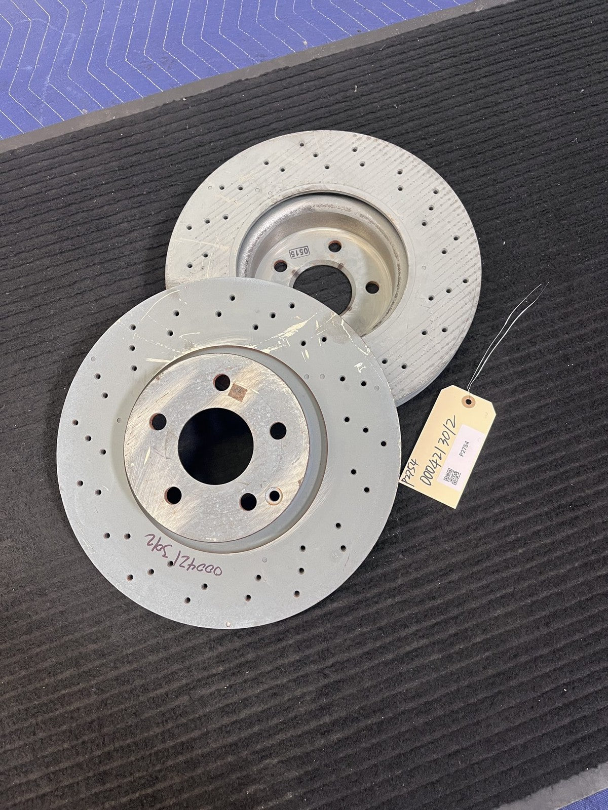 2008-2017 Mercedes-Benz C300 C350 E250 E350 E400 Front Rotors Pair OEM A0004213012 - eBay image 1