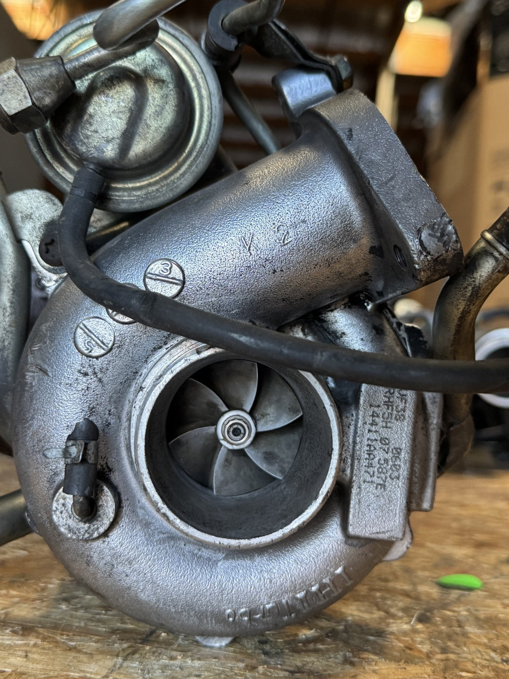 2003-2006 Subaru Impreza WRX EJ20 Turbocharger TD04L Turbine OEM 14411AA471 - eBay image 3